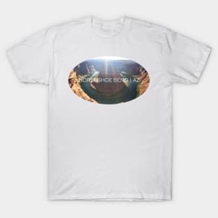 HORSESHOE BEND OVAL DESIGN T-Shirt